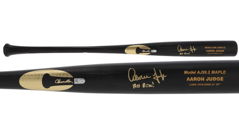 Aaron Judge Autographed "All Rise" Yankees Chandler Game Model Bat Fanatics