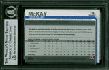 Rays Brendan McKay Signed 2019 Topps Pro Debut #119 RC Card BAS Slabbed 12256928