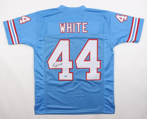 Lorenzo White Signed Houston Oilers Jersey (Beckett) Ex Michigan State RB
