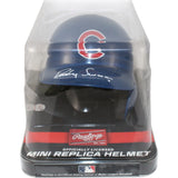 Dansby Swanson Autographed Chicago Cubs Rawlings Mini Helmet Fanatics 53697