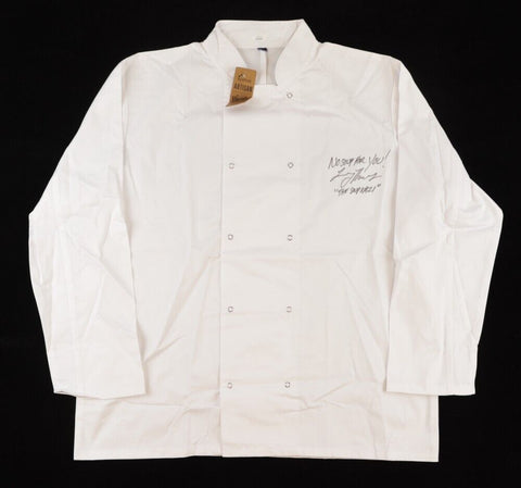 Larry Thomas Signed Seinfeld Chefs Jacket Insc No Soup For You! & The Soup Nazi