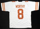 Xavier Worthy Signed Texas Longhorns Jersey (Beckett) Kansas City Chiefs W.R.