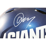 Abdul Carter Autographed New York Giants Pro Color Rush Helmet Beckett W 56880