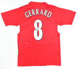 Steven Gerrard Autographed Liverpool Home Soccer Jersey #8- Beckett Holo *S