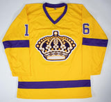 Marcel Dionne Signed Los Angeles Kings Yellow Jersey 3 Inscriptions (Beckett)