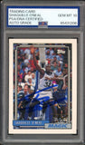 Shaquille O'Neal PSA 10 AUTO Rookie 1992 Topps #362 RC On Card GEM MINT AUTO