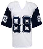 Ceedee Lamb (COWBOYS) Signed White Custom Football Jersey - (JSA COA)