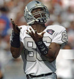 Raghib "Rocket" Ismail Signed Oakland Raiders Jersey (JSA COA) Ex-Notre Dame WR