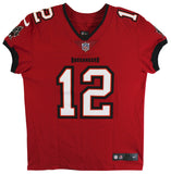 Bucs Tom Brady "7x SB Champ, 5x SB MVP" Signed Red Nike Elite Jersey Fanatics
