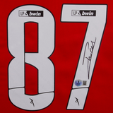 Joao Neves Signed Benfica Home Soccer Jersey #87 with Beckett Witness