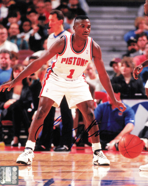 Lindsey Hunter Autographed Signed 8x10 Photo Detroit Pistons SKU #246018