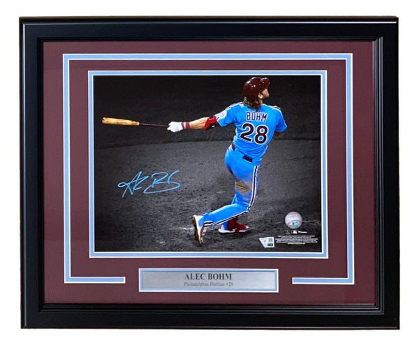 Alec Bohm Signed Framed 11x14 Philadelphia Phillies Photo Fanatics