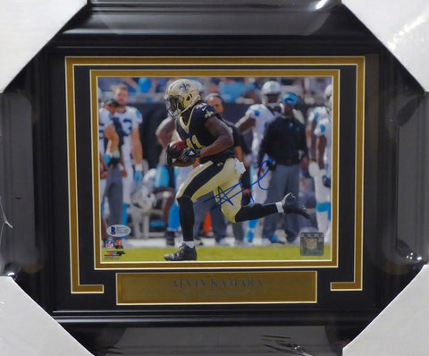 ALVIN KAMARA AUTOGRAPHED SIGNED FRAMED 8X10 PHOTO SAINTS BECKETT 154883