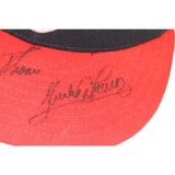 Jim Thome Sandy Alomar Autographed Cleveland Indians 7 3/8 Hat Beckett 54991