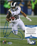 Todd Gurley Los Angeles Rams Signed 8x10 Photo BAS/Beckett 146726