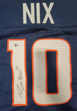 BO NIX AUTOGRAPHED SIGNED PRO STYLE CUSTOM XL JERSEY W/ MESH DESIGN BECKETT QR