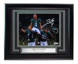 Jake Elliott Autographed 8x10 Photo Framed Philadelphia Eagles PSA/DNA 193990