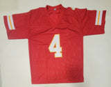 RASHEE RICE AUTOGRAPHED SIGNED PRO STYLE CUSTOM XL JERSEY JSA STICKER HOLOGRAM