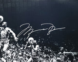 Michael Jordan Autographed Framed 18x36 Photo Bulls 69/123 UDA BAM158815