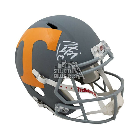 Peyton Manning Autographed Tennessee AMP Replica Full-Size Helmet - Fanatics