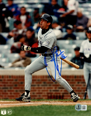 Jason Bates Autographed/Signed Colorado Rockies 8x10 Photo Beckett 57617
