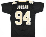Cam Jordan Autographed Black Pro Style Jersey - Beckett W Hologram *Black