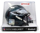 Jordan Mailata Autographed Mini Speed Football Helmet Eagles JSA 183544