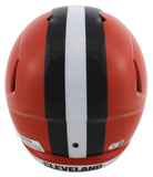 Browns Denzel Ward Authentic Signed Full Size Speed Rep Helmet BAS Witnessed