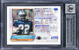 Cowboys Emmitt Smith Signed 1994 Finest #1 Card Auto Graded Gem 10! BAS Slabbed