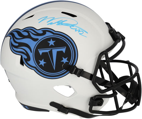 Will Levis Tennessee Titans Autographed Riddell Lunar Speed Replica Helmet