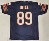 Chicago Bears Mike Ditka Autographed Blue Jersey (Mark) Beckett BAS QR #BK82172