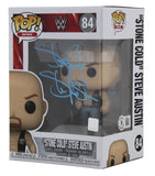 Stone Cold Steve Austin Signed WWE #84 Funko Pop Vinyl Figure BAS #BK88005