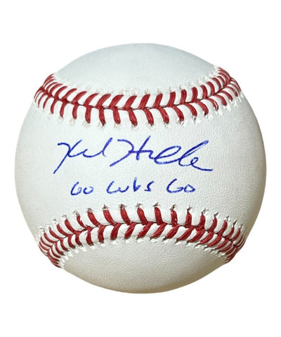 Kyle Hendricks Autographed ROMLB Baseball Chicago Cubs Go Cubs Go FAN 41068
