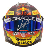 Sergio Perez Signed 2023 Mexico F1 RedBull Helmet 1:2 Scale with Beckett COA