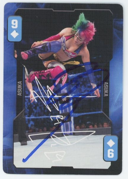 Asuka WWE Authentic Signed 2019 Evolution Divas Card BAS #BS86673
