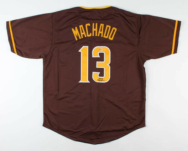 Manny Machado Signed San Diego Padres Jersey / 3xAll-Star 3rd Base (Beckett COA)