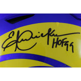 Eric Dickerson Autographed Los Angeles Rams SpeedFlex Helmet HOF Beckett 49194