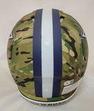 EMMITT SMITH SIGNED COWBOYS FS CAMO SPEED AUTHENTIC HELMET BECKETT COA