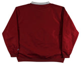 OU Bob Stoops & Barry Switzer Signed Maroon Champion Pullover Jacket BAS Witness