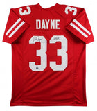 Ron Dayne Signed Wisconsin Badgers Jersey (Beckett) Running Back / NY Giants