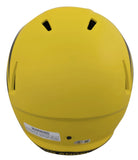 Rams Marshall Faulk Signed Rave Full Size Speed Rep Helmet w/ Case BAS Witnessed