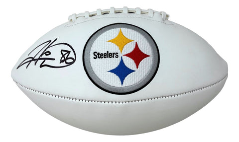 Hines Ward Signed Pittsburgh Steelers Logo Football BAS