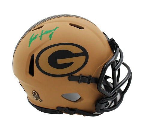 Brett Favre Signed Green Bay Packers Speed STS 2 NFL Mini Helmet