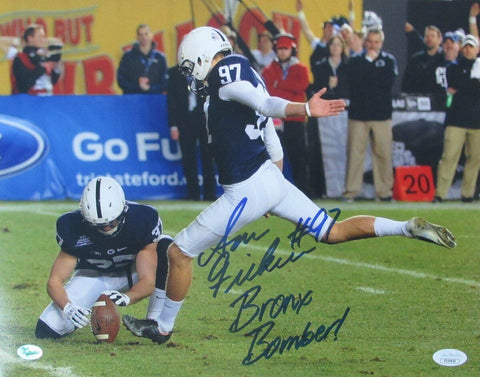 Sam Ficken Penn State PSU Pinstripe Bowl Signed/Auto 11x14 Photo JSA 145877