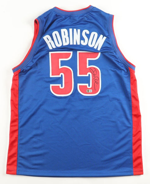 Duncan Robinson Signed Detroit Pistons Jersey (Beckett) University of Michigan