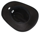 Chuck Norris Autographed/Signed Texas Ranger Black Cowboys Hat JSA 39583