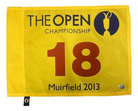 2013 Open Championship Muirfield PGA Issued Golf Pin Flag Mickelson Won Fanatics