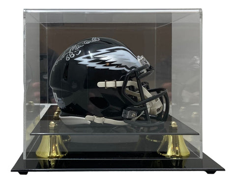 Jordan Mailata Signed Eagles Alternate Black Mini Speed Helmet BAS w/ Case