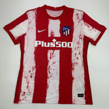 Autographed/Signed Joao Felix Atletico Madrid Red Soccer Jersey Beckett BAS COA