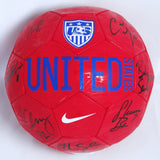 US Women's Autographed F/S Team USA Nike Soccer Ball w/ 9 Signatures- JSA W Auth